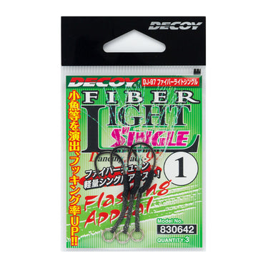 Decoy DJ-97 輔助鉤 Fiber Light Single