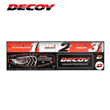 Decoy DA-7 Measure Sticker 30 魚尺貼紙