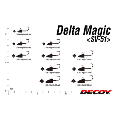 Decoy SV-51 Delta Magic 汲頭鉤
